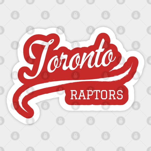 Raptors Retro Toronto Raptors Sticker TeePublic